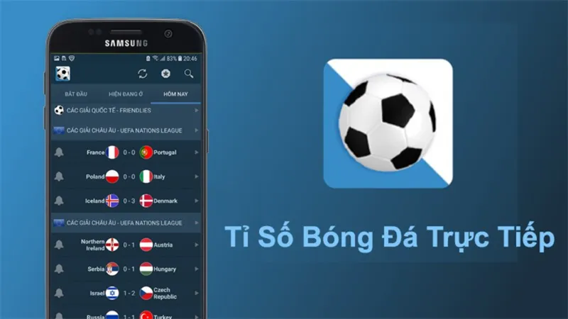 lý do cần biết tỷ số bóng đá live